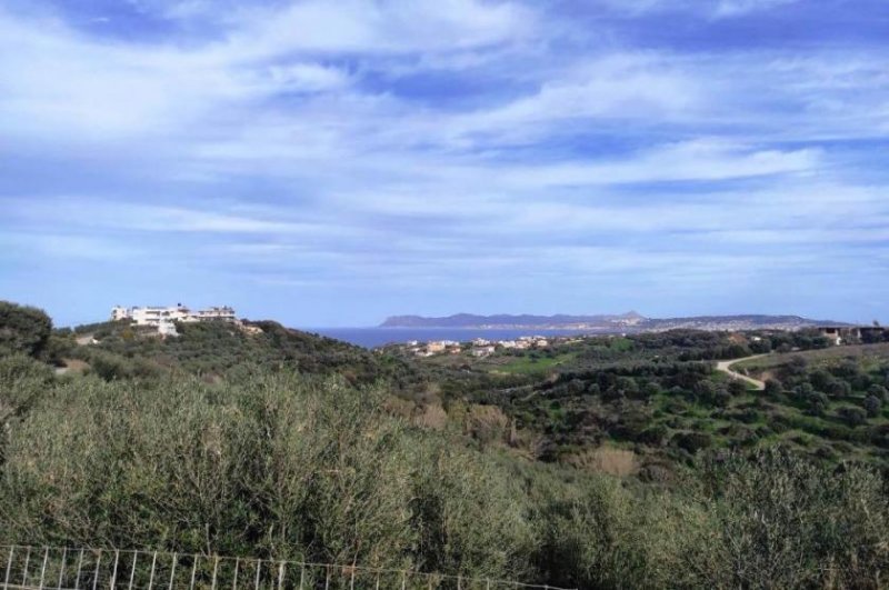 Stalos Kreta, Stalos: Grundstück mit Meerblick zu verkaufen Grundstück kaufen